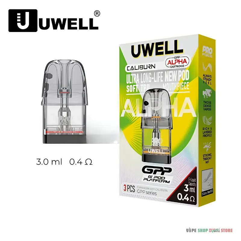 UWELL GPP ALPHA Pod Cartridge 3ml In UAE - Image 2