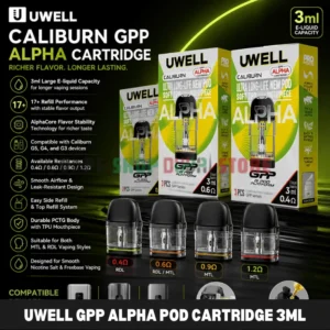 UWELL GPP ALPHA Pod Cartridge 3ml In UAE