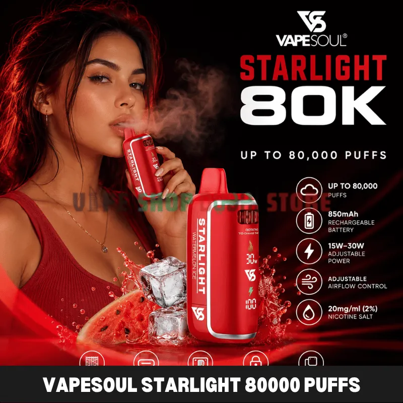 VapeSoul Starlight 80000 Puffs Disposable Vape