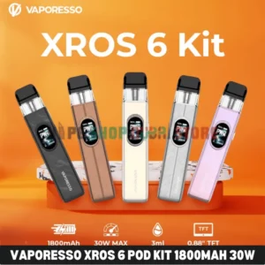 Vaporesso Xros 6 Pod Kit 1800mAh 30w in UAE
