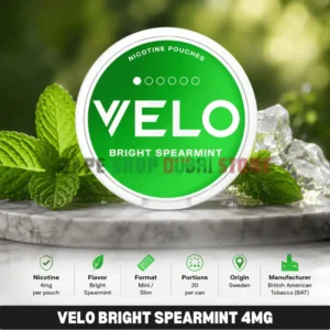 Velo Bright Spearmint 4mg