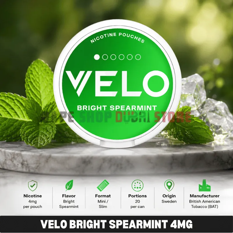 Velo Bright Spearmint 4mg