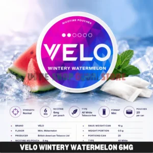 Velo Wintery Watermelon 6mg