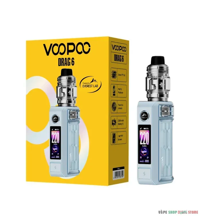 Voopoo Drag 6 kit 220w none build battery - Image 5