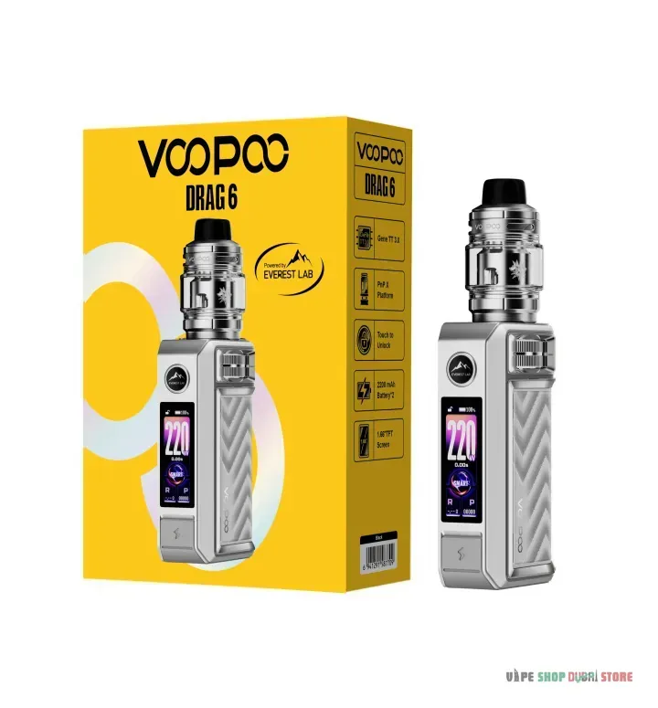 Voopoo Drag 6 kit 220w none build battery - Image 3