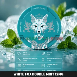 White Fox Double Mint 12mg